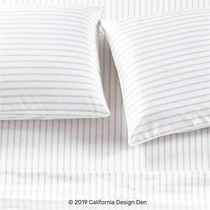 Bleached White Hotel Stripe Fabric suppliers